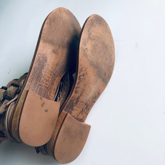 Revolve Latigo 'Rami' Women's 6.5 Sandal Birch Leather Boho Hippie - Picture 8 of 11